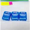 Image 1 : NEW REPACKED 3 PC ORAL-B ADVANCED FLOSS 3 X 40M