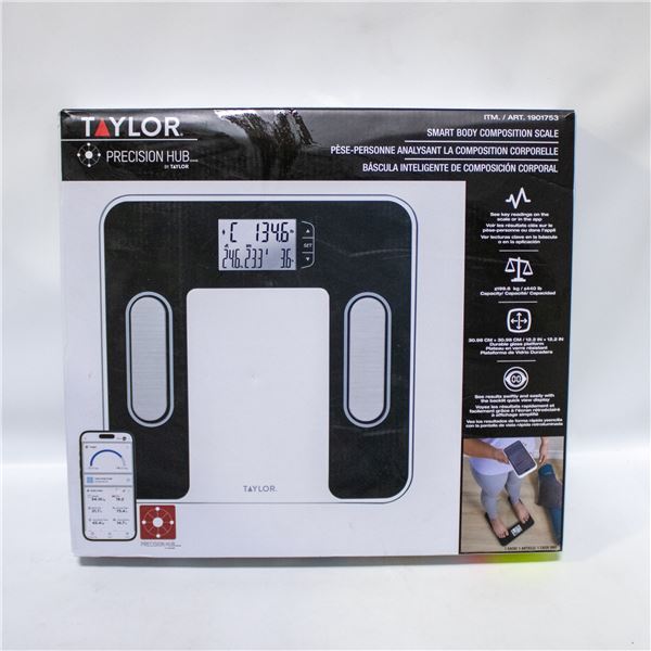 TAYLOR SMART BODY COMPOSITION SCALE 3 X 1.9"