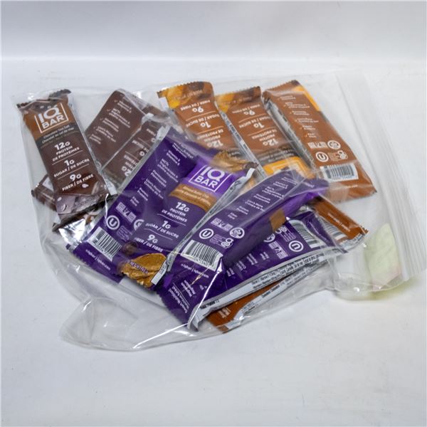 REPACKED 12 PC IQBAR PROTEIN BARS 12 X 45 GRAMS