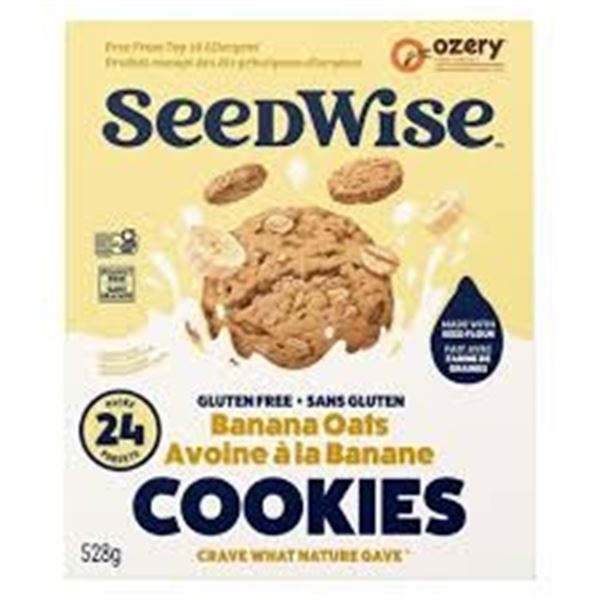BRAND NEW SEEDWISE BANANA OATS GLUTEN FREE COOKIES