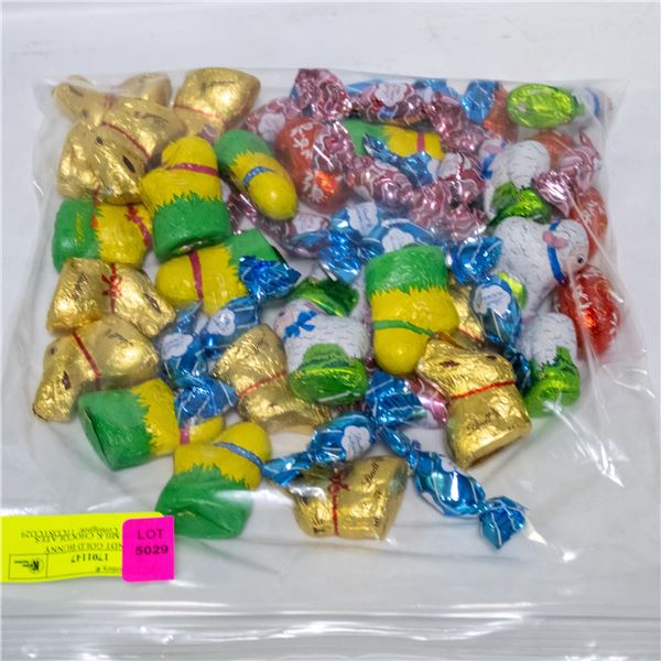 BAG OF LINDT GOLD BUNNY ASSORTED MILK CHOCOLATES