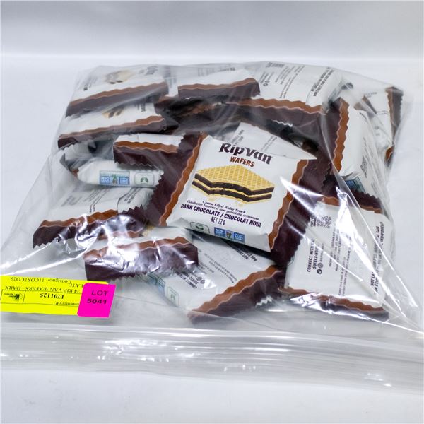 BAG OF 24 RIP VAN WAFERS - DARK CHOCOLATE