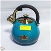 Image 1 : NEW PREMIUM BLUE TEA KETTLE WHISTLING