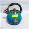 Image 1 : NEW PREMIUM BLUE TEA KETTLE WHISTLING