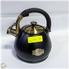 Image 1 : NEW PREMIUM BLACK TEA KETTLE WHISTLING