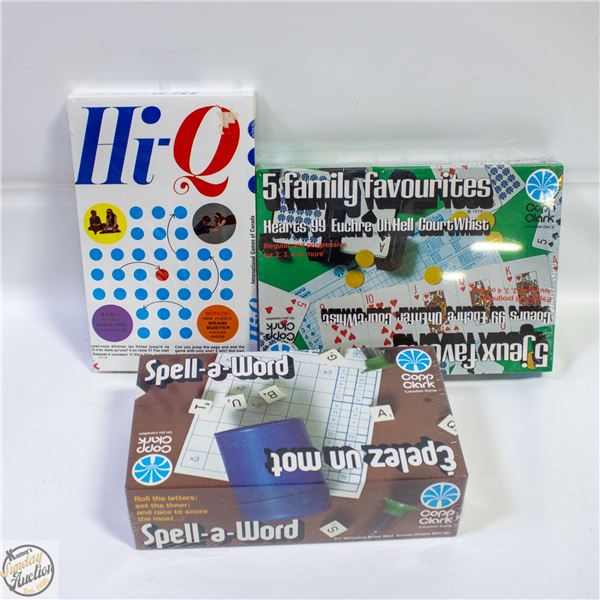 VINTAGE (X3) (SEALED) GAMES