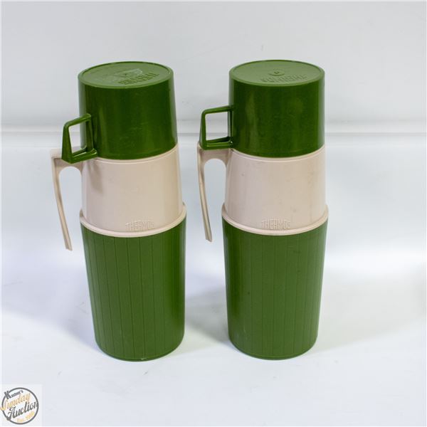 VINTAGE 1980'S (X2) THERMOS