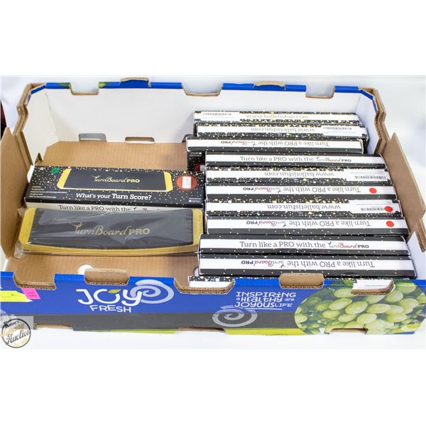 LOT OF 12, TURNBOARD PRO, OFFICIAL