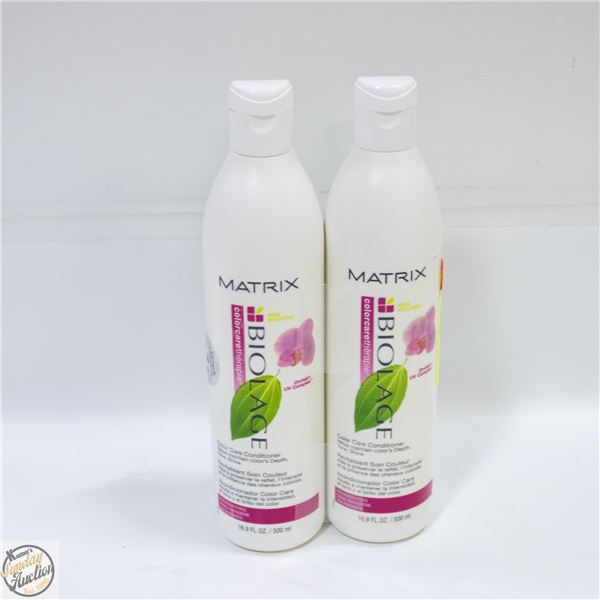 (2) MATRIX BIOLAGE COLOR CARE CONDITIONER 500ML