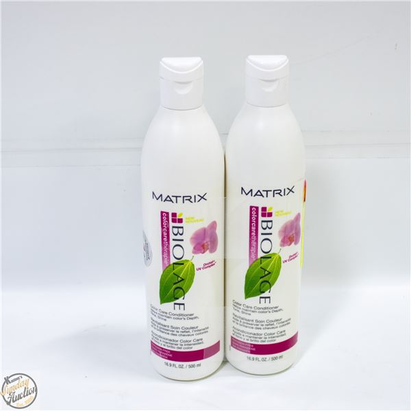 (2) MATRIX BIOLAGE COLOR CARE CONDITIONER 500ML