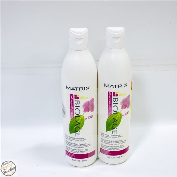 (2) MATRIX BIOLAGE COLOR CARE CONDITIONER 500ML
