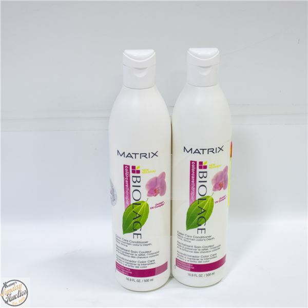 (2) MATRIX BIOLAGE COLOR CARE CONDITIONER 500ML