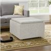 Image 1 : BRAND NEW THOMASVILLE LARGE FABRIC STORAGE OTTOMAN