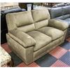 Image 1 : NEW BROWN MICROFIBER LOVESEAT 59" X 33" X 37"