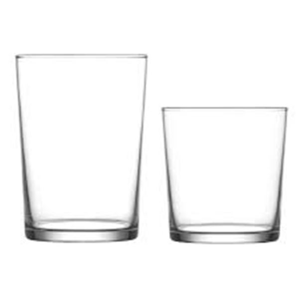 NEW LAV 16 PIECE CLEAR GLASSWARE BODEGA SET