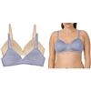 Image 1 : 2 PACK JONES SMOOTH COMFORT BRA SIZE MEDIUM