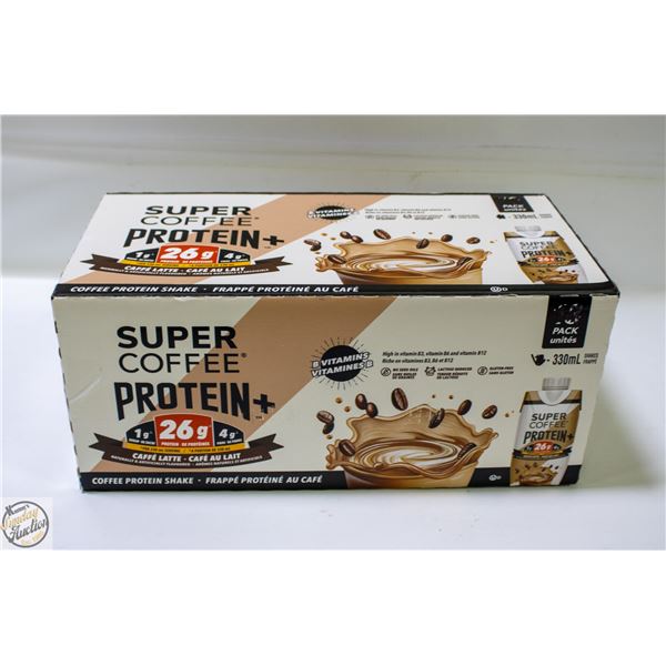 BOX OF 17 SUPER COFFEE, COFFEE PROTEIN SHAKE
