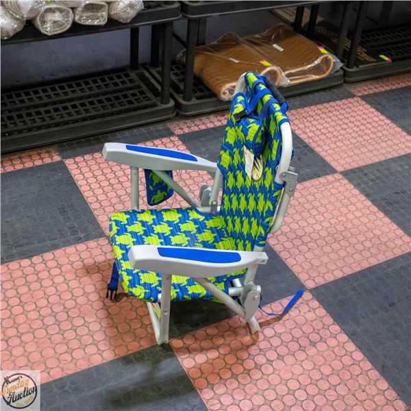 TOMMY BAHAMA KIDS BEACH CHAIR 100 LB CAPACITY