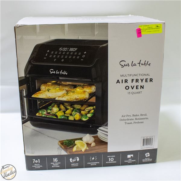 SUR LA TABLE MULTIFUNCTIONAL AIR FRYER, 13QT