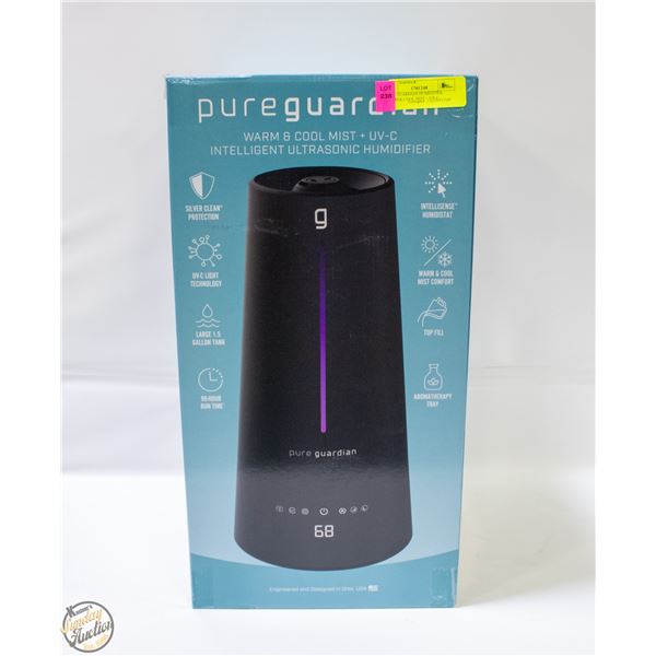PURE GUARDIAN HUMIDIFIER, WARM & COOL MIST + UV-C