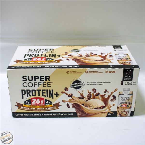 BOX OF 16 SUPER COFFEE PROTEIN SHAKES - 16 X 330ML