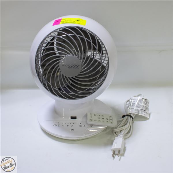 WOOZOO OSCILLATING AIR CIRCULATOR WITH REMOTE