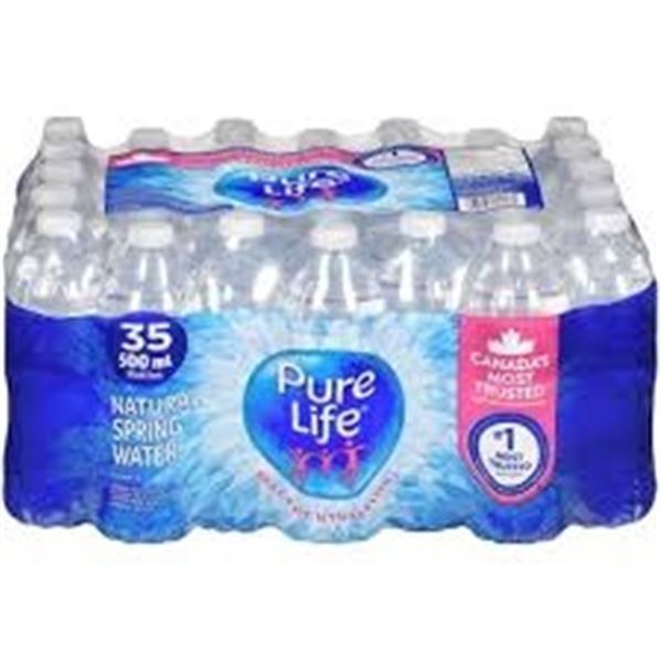 BRAND NEW 35 PK OF PURE LIFE PLASTIC WATER BOTTLE