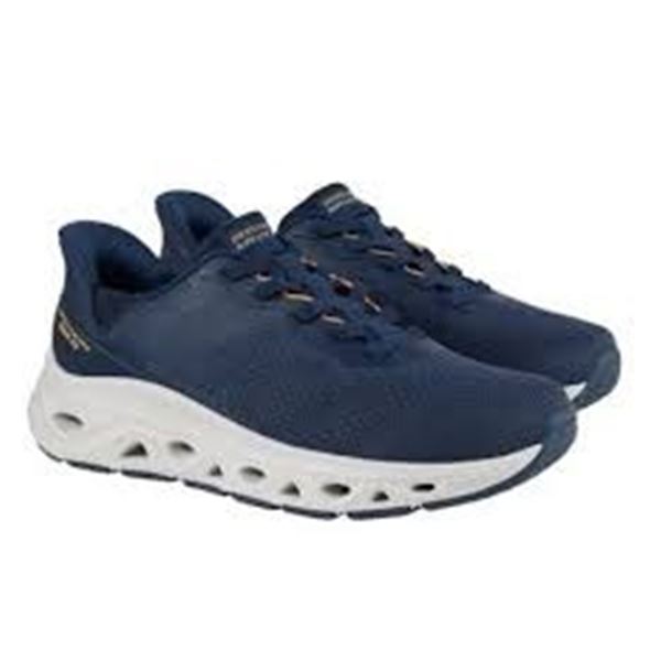 NEW SKECHERS HANDS FREE SWIFT FIT BLUE MENS SIZE 9