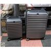 Image 1 : DELSEY PARIS 2 PIECE HARDSIDE LUGGAGE SET GREY