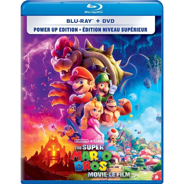 NEW BLU-RAY + DVD "SUPER MARIO BROS MOVIE"