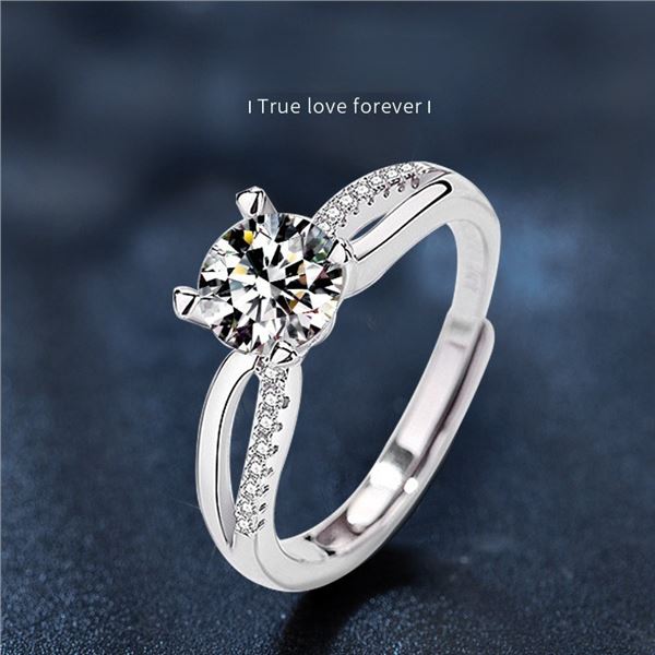 1 CT GRA CERTIFIED ROUND BRILLIANT MOISSANITE