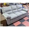 Image 1 : NEW ASSEMBLED LIGHT BLUE FABRIC SOFA