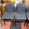 Image 1 : PAIR OF NEW AMERICAN GOOSE GREY SIDECHAIRS-IN BOX