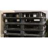 Image 1 : STACK OF 4 HEAVY DUTY PLASTIC PALLETS