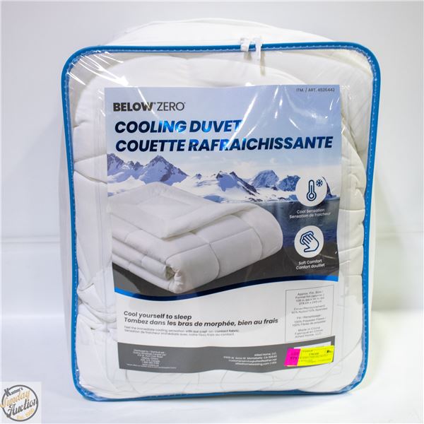 BELOW ZERO COOLING DUVET WHITE KING SIZE