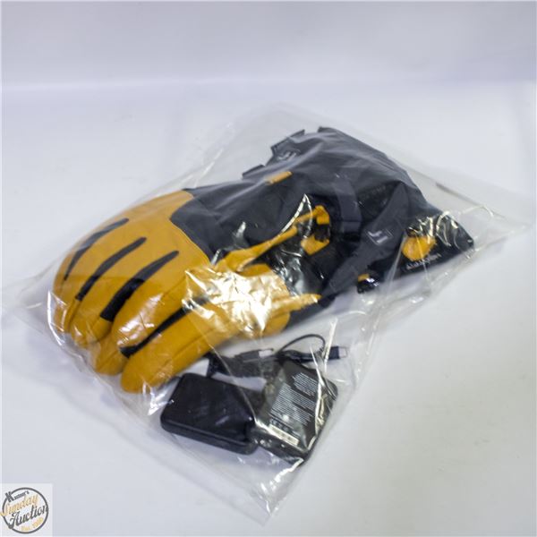 REPACKED HEAT-FIT HEATED GOAT SKIN GLOVES SIZE XL