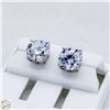Image 1 : NEW SILVER PLATED ROUND STUD EARRINGS