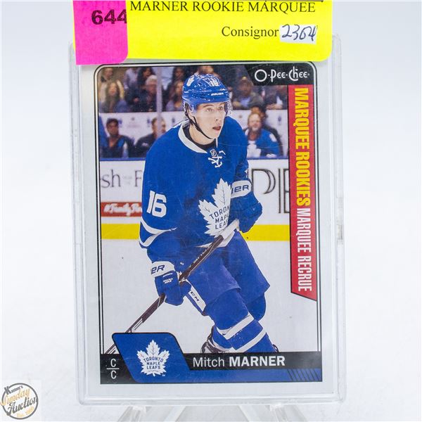 MITCH MARNER ROOKIE MARQUEE OPC