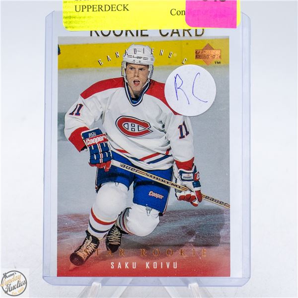 SAKU KOIVU STAR ROOKIE UPPERDECK