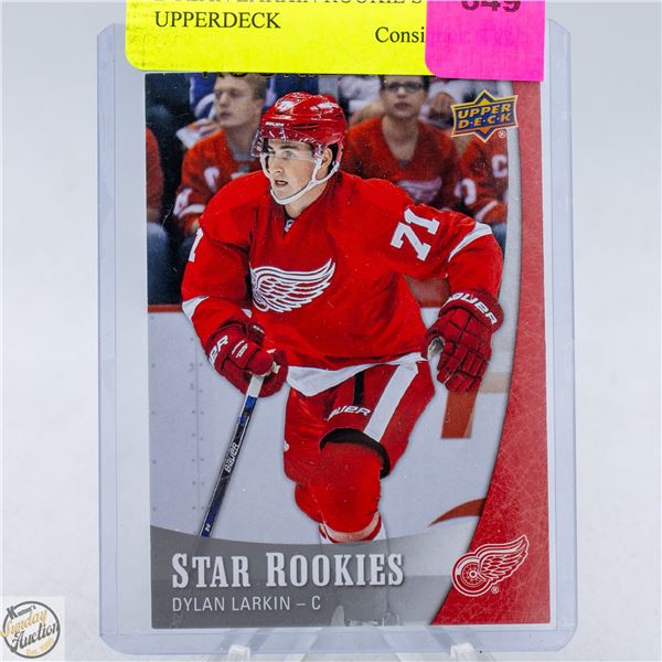 DYLAN LARKIN ROOKIE STARS UPPERDECK