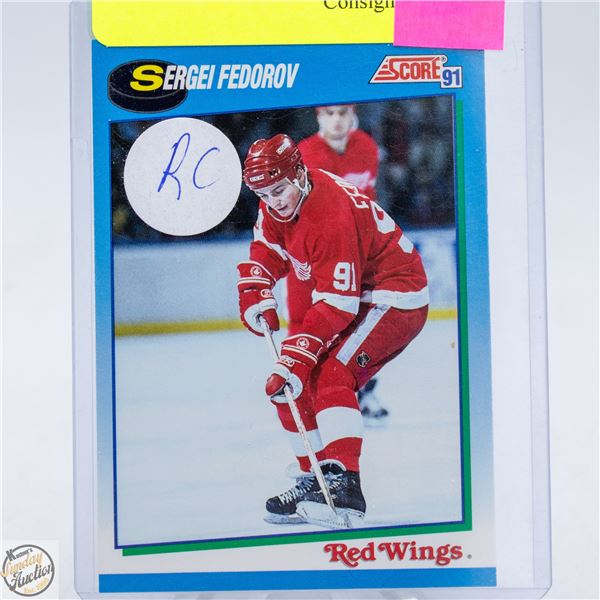 SERGEI FEDEROV ROOKIE 1991 SCORE