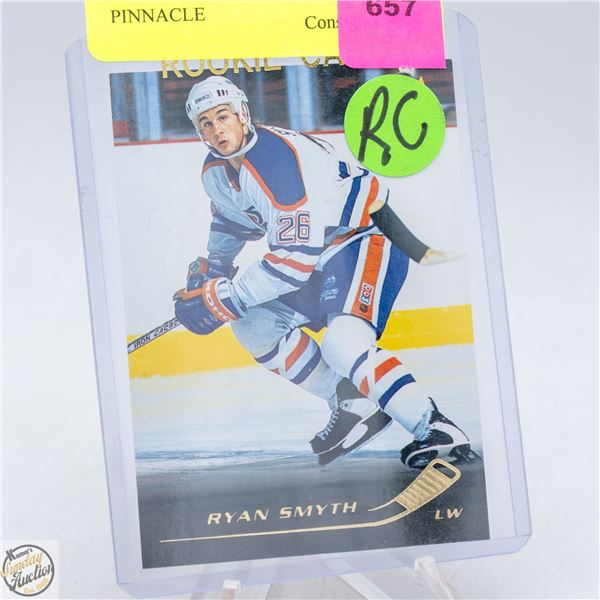 RYAN SMYTH ROOKIE 1995-96 PINNACLE