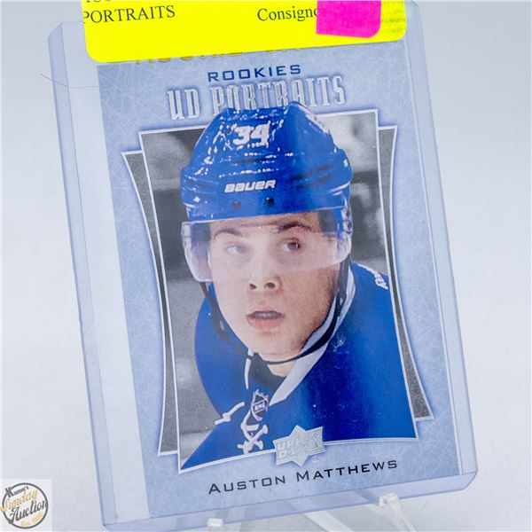 AUSTON MATTHEWS ROOKIE UD PORTRAITS