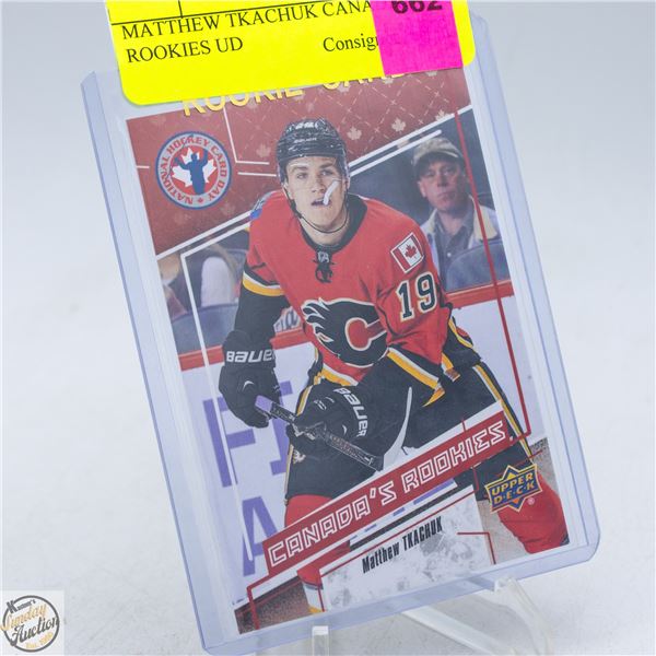 MATTHEW TKACHUK CANADAS ROOKIES UD