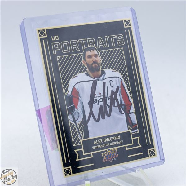 ALEX OVECHKIN SIGNED SPORTS CARD