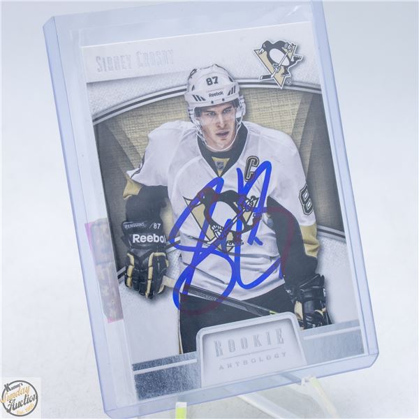 SIDNEY CROSBY SIGNED SPORTS CARD