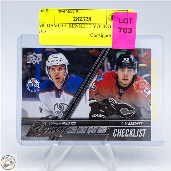 MCDAVID + BENNETT YOUNG GUNS UD