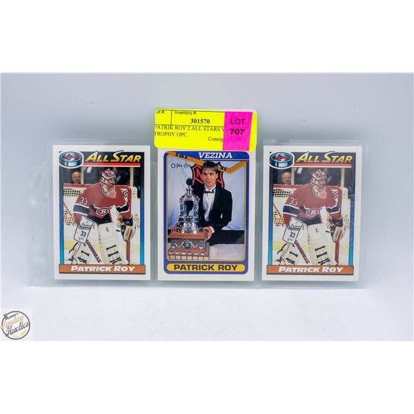 PATRIK ROY 2 ALL STARS VEZINA TROPHY OPC