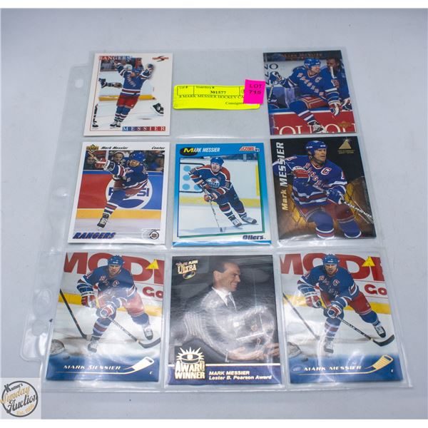 8 MARK MESSIER HOCKEY CARDS