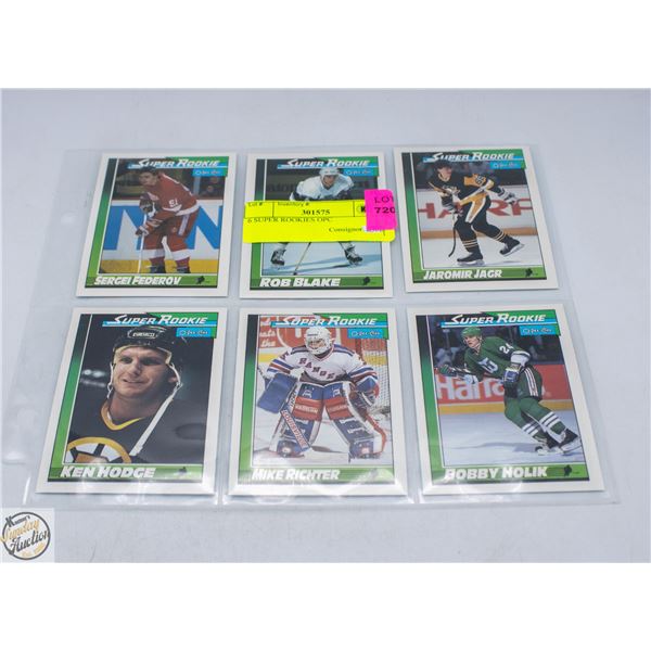 6 SUPER ROOKIES OPC
